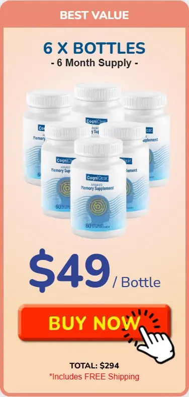 Cogniclear 6 Bottle Price